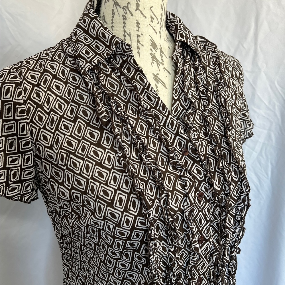 East 5th ruffled dress shirt
